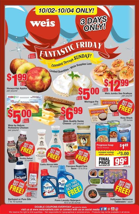 The impacted products include ready-to-eat sandwiches,. . Weis fantastic friday today